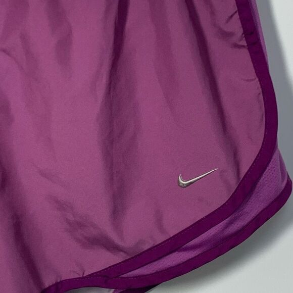 Nike Women's Dri-Fit Lined Athletic Running Shorts Purple Medium - Picture 3 of 7